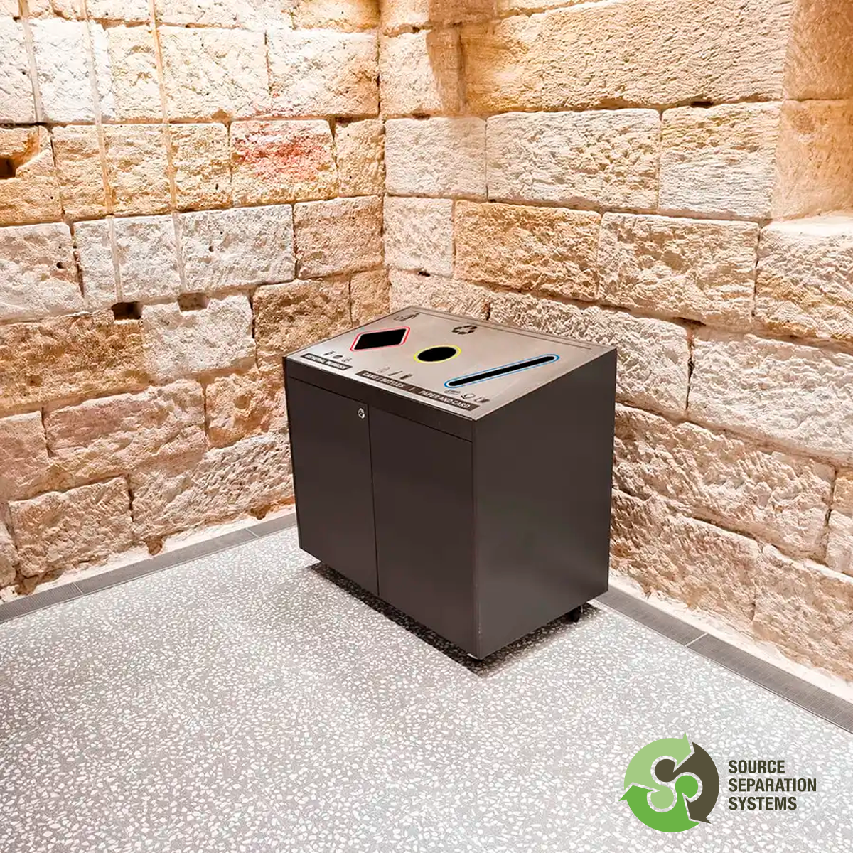 Louvre Cabinetry Recycling Bin