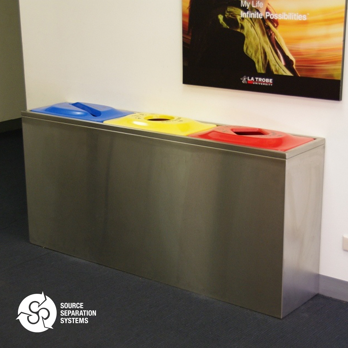 MultiSort PP Recycling Bins