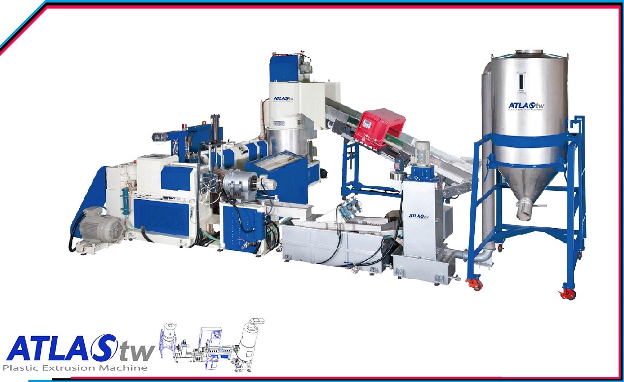 3in1 Plastic recycling machine